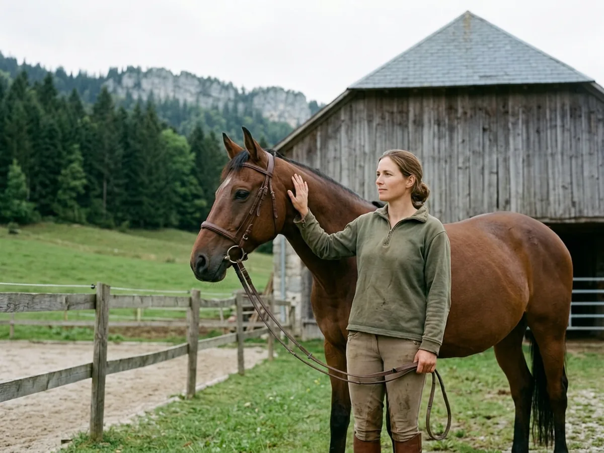 Cours d'équitation à Sainte-Marie-de-Cuines, Savoie